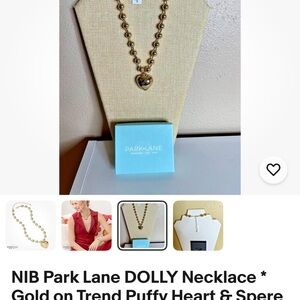 Park Lane Gold Heart Pendant Necklaces